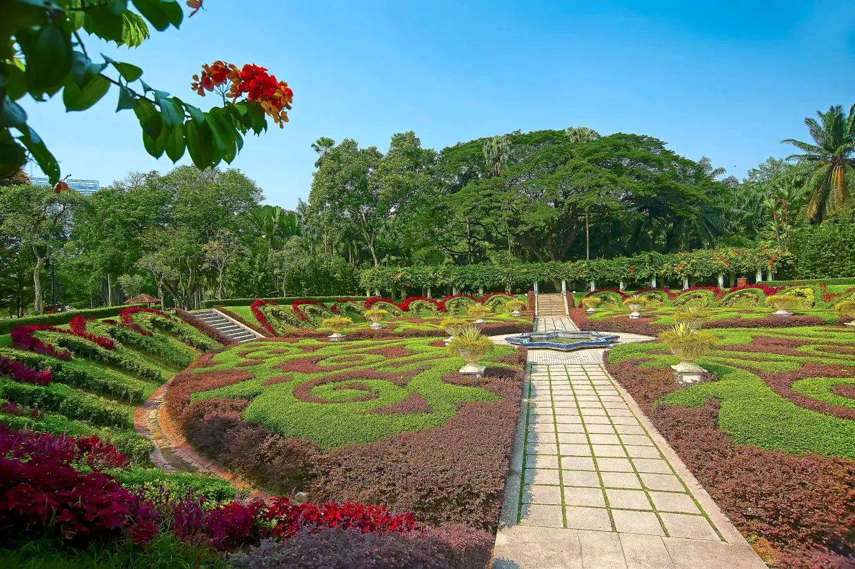 Con đường vườn hoa Botanical Garden Penang